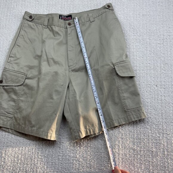 PGA Tour Men’s Cargo Golf Shorts Khaki Beige Size 36 Performance Sports Pockets - Picture 14 of 14